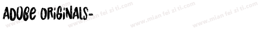 Adobe Originals字体转换
